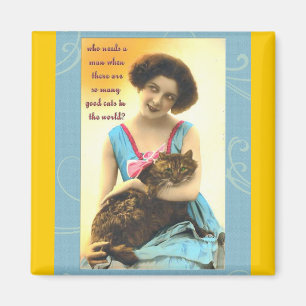 Íman que precisa de um homem com tantos gatos bons