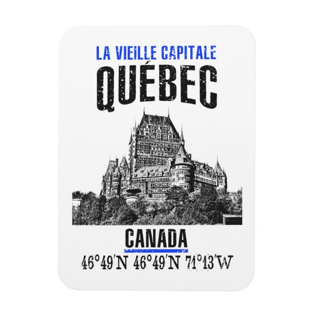 Íman Québec (Vertical)
