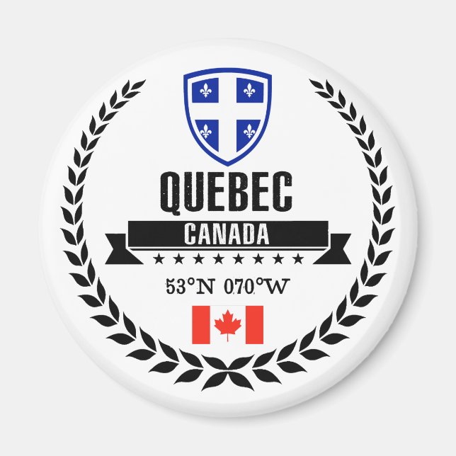 Íman Quebec (Frente)