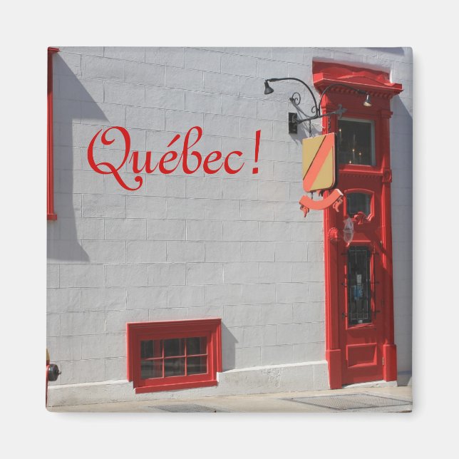 Íman Quebec, Canadá (Frente)