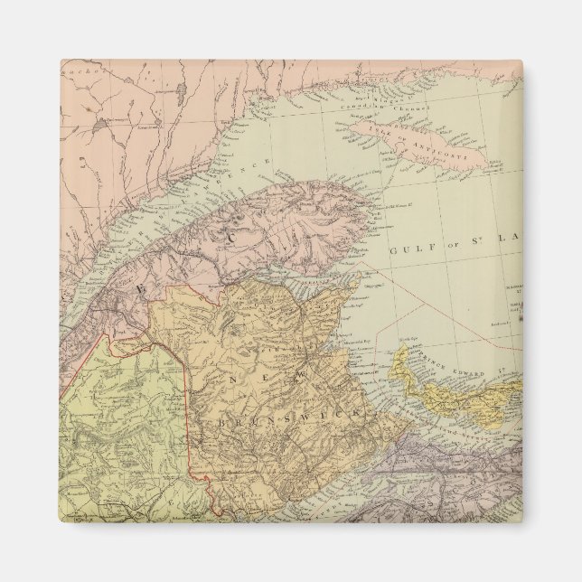 Íman Quebec, New Brunswick, Nova Escócia (Frente)