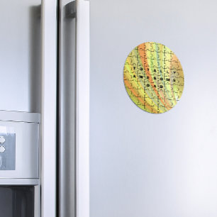 Íman Quebra-cabeça Amarelo/Marrom Pai Totalmente Incr