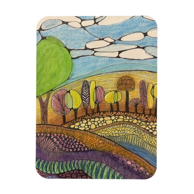 Íman quebra-cabeça de 252 peças (Vertical)