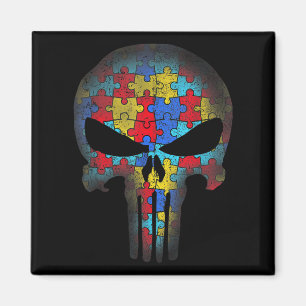 Íman Quebra-cabeça de Consciência sobre Autismo do Crân