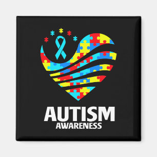 Íman Quebra-cabeça de Sensibilização do Autismo Mundial