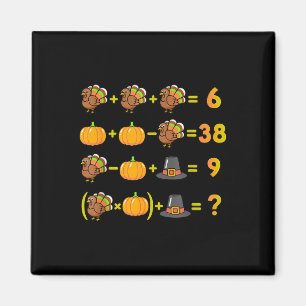 Íman Quebra-cabeça lógico de matemática de Ação de Graç