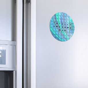 Íman Quebra-cabeça Pai Azul Totalmente Incrível