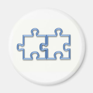 Íman Quebra-cabeça peças redondas de ímã