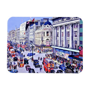 Íman Quebra-cabeça Vintage Oxford Street Londres