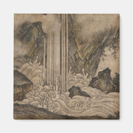 Íman Quebra d'água (Arte da Paisagem Japonesa) (Kano Mo