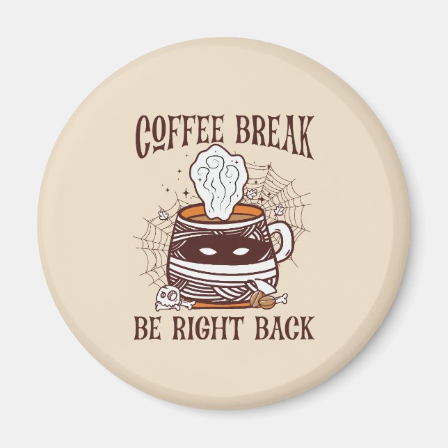 Íman Quebra de Café - Tema do Halloween (Frente)