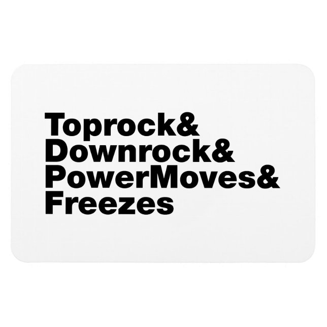 Íman Quebrando Movimentos (Breakdancing) (Horizontal)