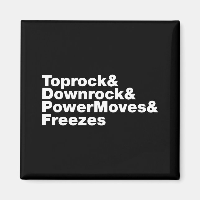 Íman Quebrando Movimentos (Breakdancing) (Frente)