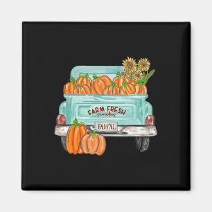 Íman Queda De Caminhão Pumpkin Girassol outono Queda Th