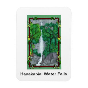 Íman Quedas da água do Ímã-Hanakapiai