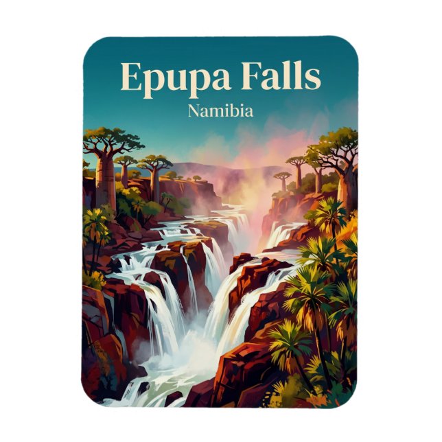 Íman Quedas de Epupa Namíbia (Vertical)