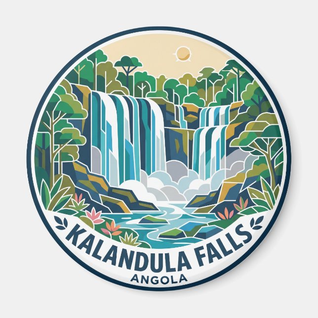 Íman Quedas de Kalandula Angola (Frente)