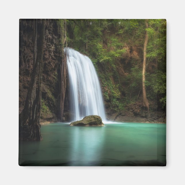 Íman Quedas | Erawan Waterfall, Tailândia (Frente)