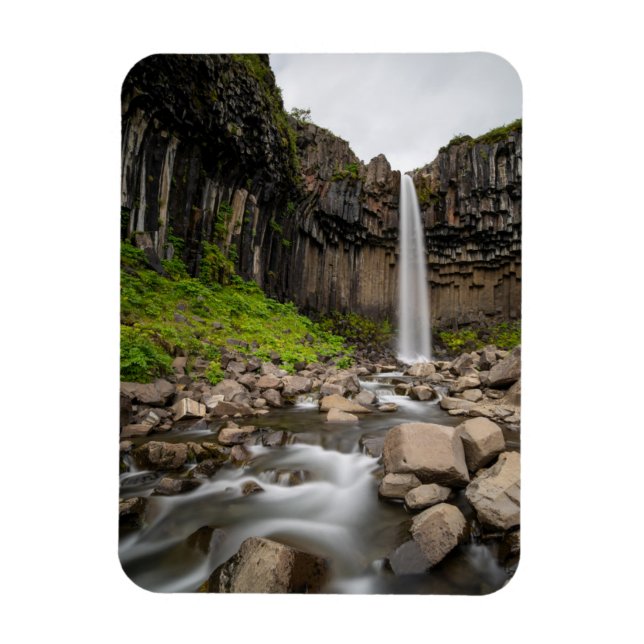 Íman Quedas | Svartifoss Waterfall, Sul da Islândia (Vertical)
