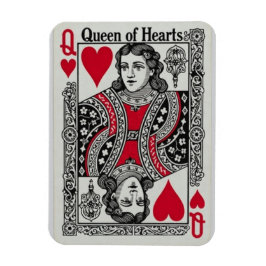ÍMAN  QUEEN OF HEARTS CARD