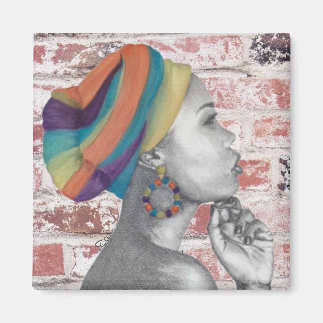 Íman QUEENCONFIDENCE Original Art Magnet (Frente)