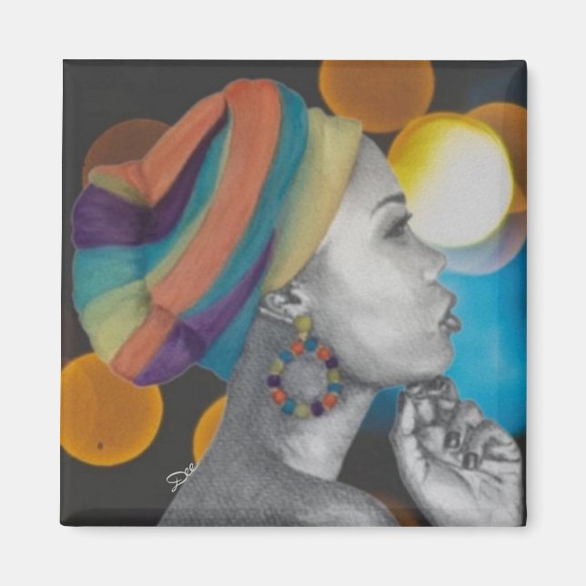 Íman QUEENCONFIDENCE Original Art Magnet (Frente)