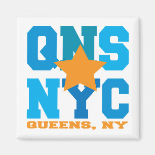 Íman Queens, ímã do azul de NY