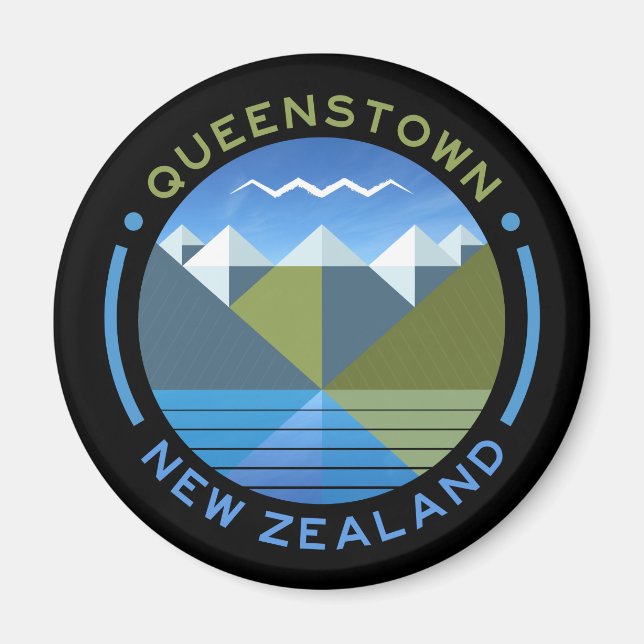 ÍMAN QUEENSTOWN NEW ZEALAND MAGNET (Frente)