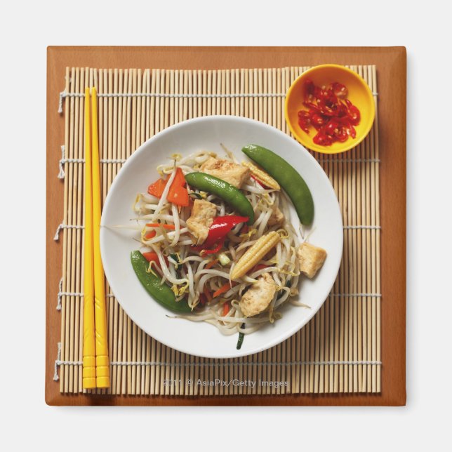 Íman Queijos fritos chineses com pimenta (Frente)