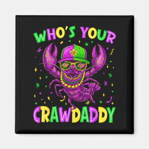 Íman Quem é o Seu Crawdaddy Contas de Lagostim Carnaval