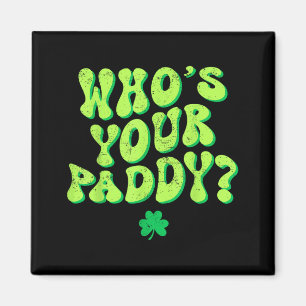 Íman Quem é o trevo de shamrock engraçado dia de são pa
