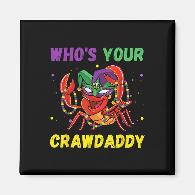 Íman Quem É Seu Crawdaddy Lagostim Jester Contas Piada  (Frente)