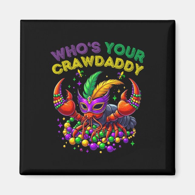 Íman Quem É Seu Crawdaddy Lagostim Jester Contas Piada  (Frente)
