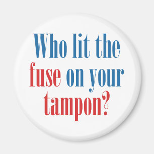Íman Quem iluminou o fusível em seu tampon?