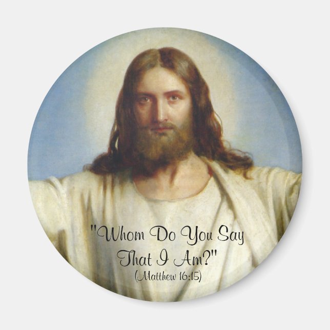 Íman "Quem Você Diz Que Eu Sou" Magnet Personalizado (Frente)