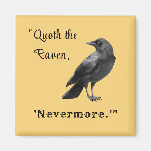 Íman "Quente o Raven..." Magnet de outono Personalizado