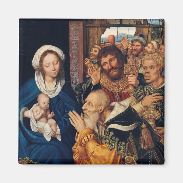 Íman Quentin Matsys - A Adoração do Magi (Frente)