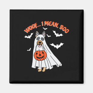 Íman Quer Dizer Boo Engraçado Cachorro Fantasma Pumpkin