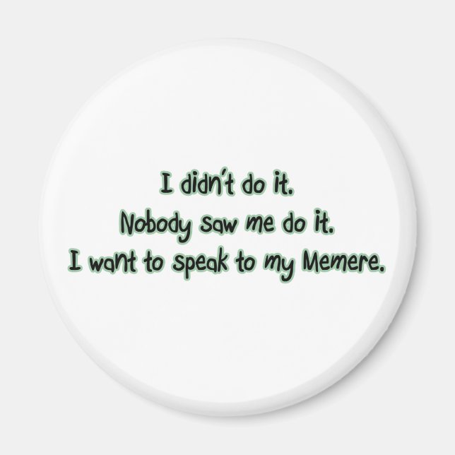 Íman Quer falar com a Memere (Frente)