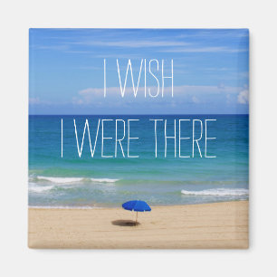 Íman Queria Estar Lá - Blue Beach Umbrella