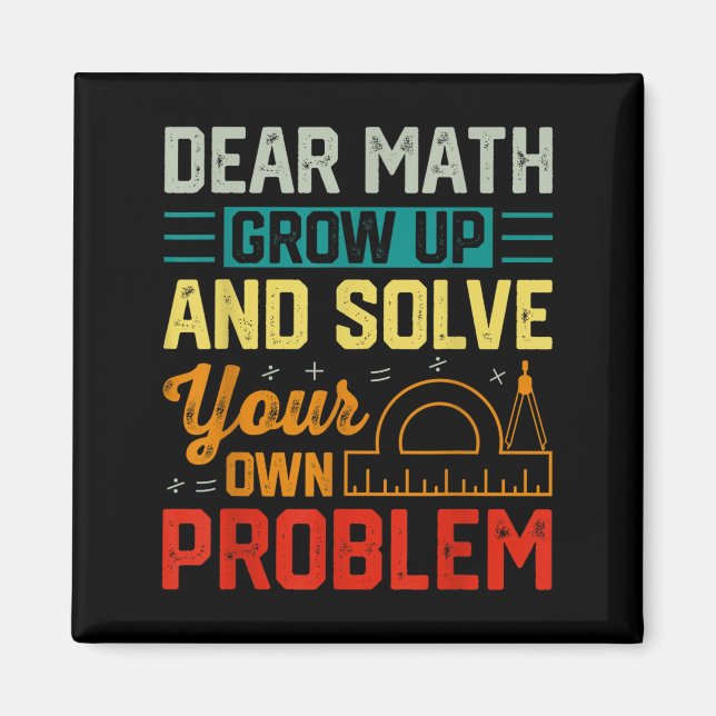 Íman Querida Matemática Cresce Engraçado Resolução De P (Frente)