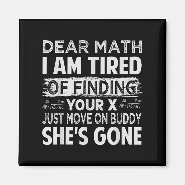 Íman Querida Matemática, Estou Cansada De Encontrar O S (Frente)
