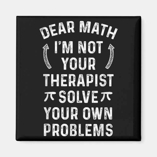 Íman Querida matemática, eu não sou seu terraço, resolv (Frente)