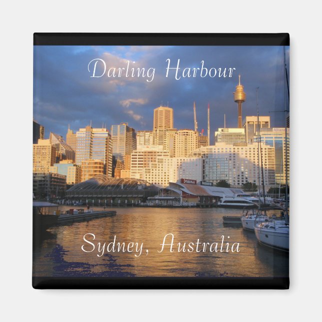 Íman Querido Harbour, Sydney, imã da Austrália (Frente)