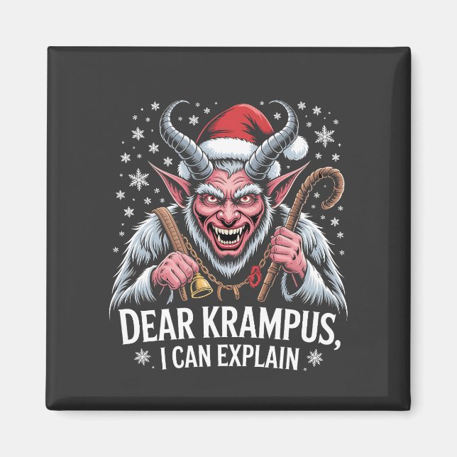 Íman Querido Krampus, posso explicar Papais noeis de Na (Frente)