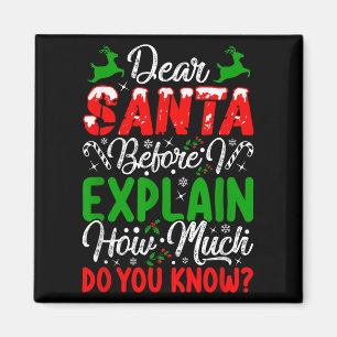 Íman Querido Papai Noel Antes de Eu Explicar Quanto Voc