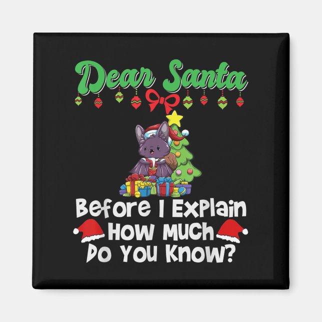 Íman Querido Papai Noel Antes de Eu Explicar Quanto Voc (Frente)