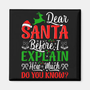 Íman Querido Papai Noel Antes de Eu Explicar Quanto Voc