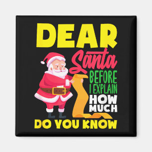Íman Querido Papai Noel Antes de Explicar Quanto Você S