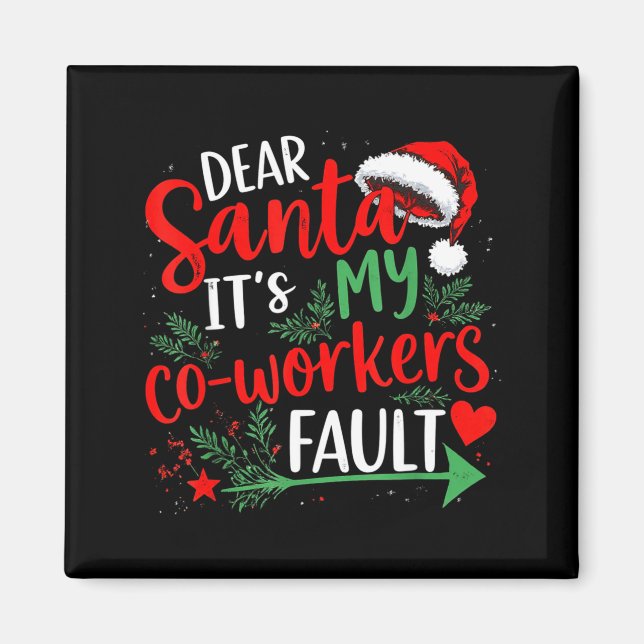 Íman Querido Papai Noel É Culpada do Meu Colega de Trab (Frente)